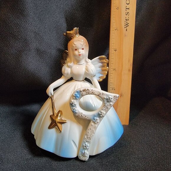 Josef Originals Birthday Angel Girls 9th Year Magic Wand Girl Porcelain Figurine - Picture 5 of 5